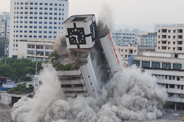 楼房拆除爆破工程